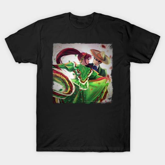 Mariachi Nikole Lawler & Robbie Wyle T-Shirt by Nikoleart